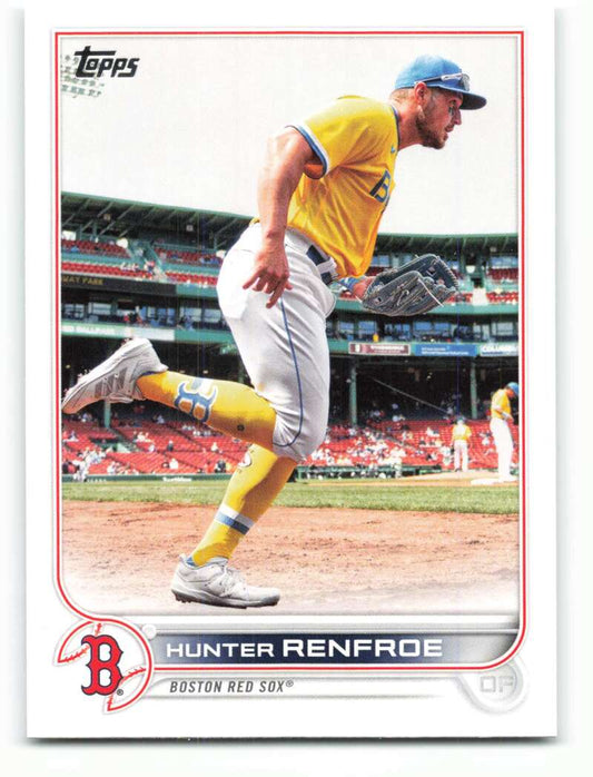 2022 Topps Baseball  #174 Hunter Renfroe  Boston Red Sox  Image 1