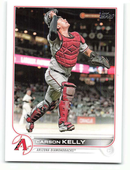 2022 Topps Baseball  #177 Carson Kelly  Arizona Diamondbacks  Image 1