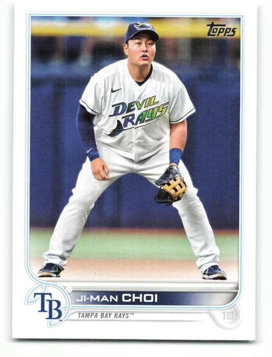 2022 Topps Baseball  #183 Ji-Man Choi  Tampa Bay Rays  Image 1