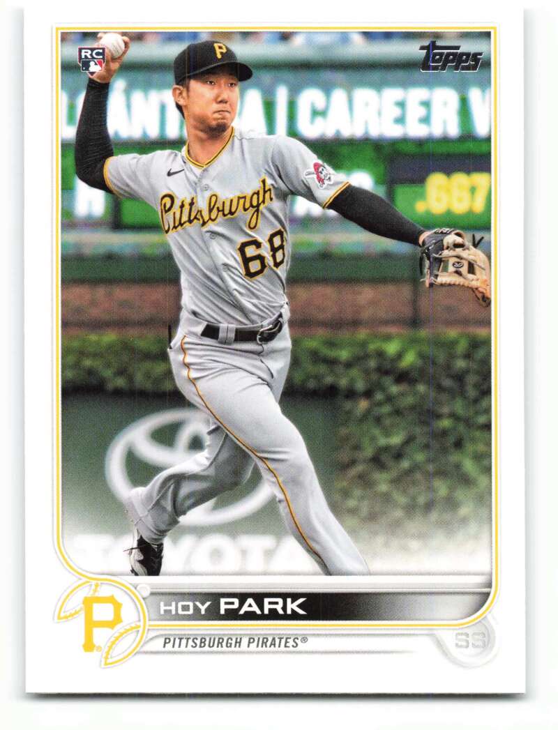 2022 Topps Baseball #184 Hoy Park RC Rookie Pittsburgh Pirates Image 1