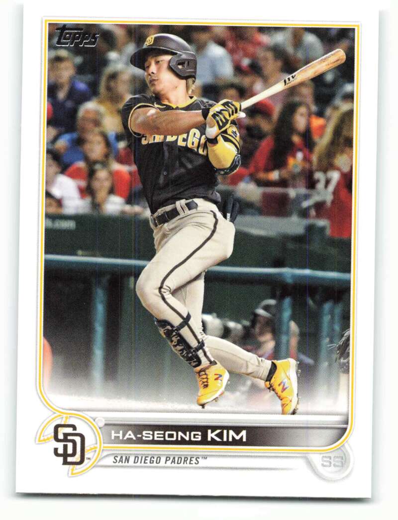 2022 Topps Baseball #188 Ha-Seong Kim San Diego Padres Image 1