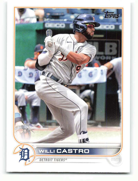 2022 Topps Baseball  #191 Willi Castro  Detroit Tigers  Image 1