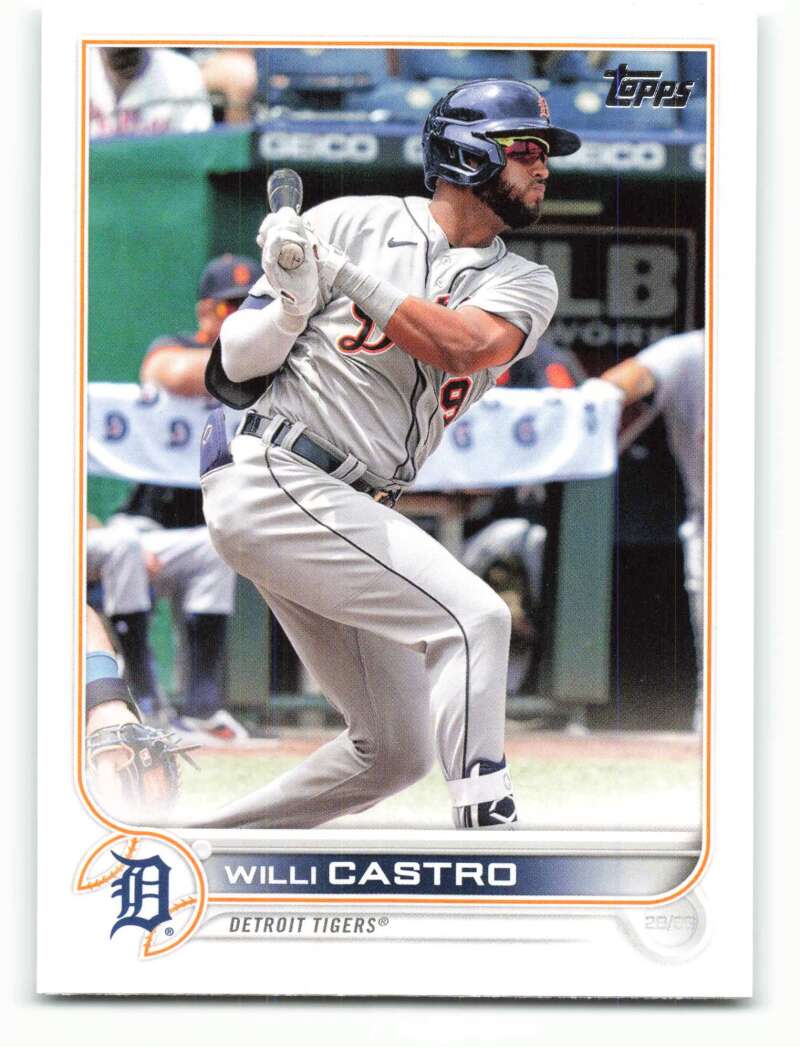 2022 Topps Baseball #191 Willi Castro Detroit Tigers Image 1