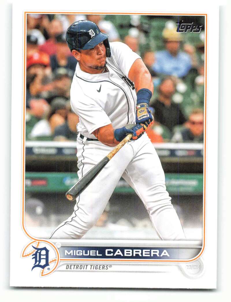 2022 Topps Baseball #194 Miguel Cabrera Detroit Tigers Image 1
