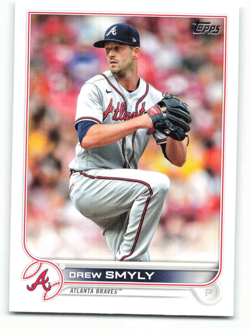 2022 Topps Baseball #195 Drew Smyly Atlanta Braves Image 1