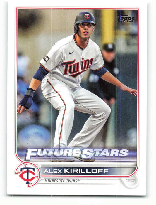 2022 Topps Baseball  #197 Alex Kirilloff  Minnesota Twins  Image 1
