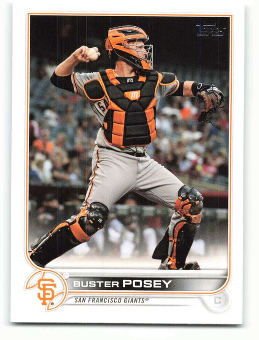 2022 Topps Baseball  #209 Buster Posey  San Francisco Giants  Image 1
