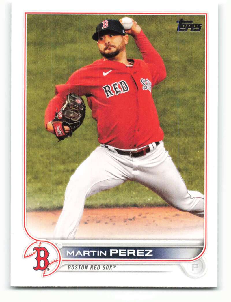 2022 Topps Baseball #212 Martin Perez Boston Red Sox Image 1