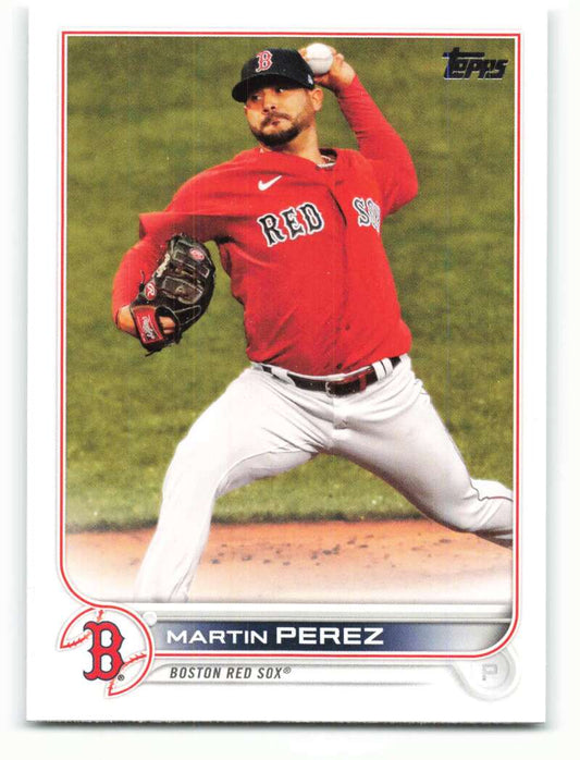 2022 Topps Baseball  #212 Martin Perez  Boston Red Sox  Image 1