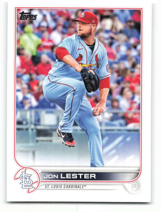 2022 Topps Baseball  #213 Jon Lester  St. Louis Cardinals  Image 1