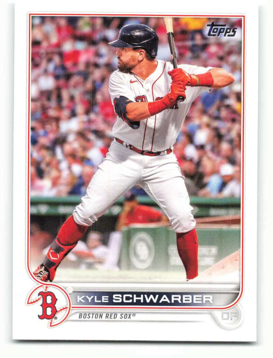 2022 Topps Baseball  #216 Kyle Schwarber  Boston Red Sox  Image 1