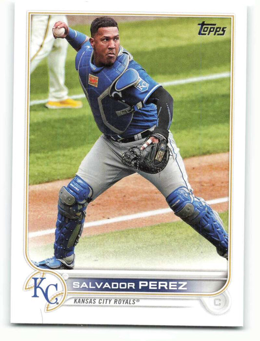 2022 Topps Baseball  #219 Salvador Perez  Kansas City Royals  Image 1