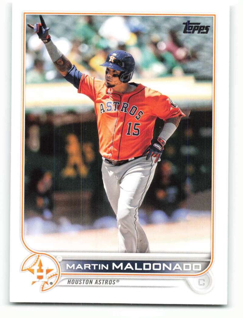 2022 Topps Baseball #224 Martin Maldonado Houston Astros Image 1