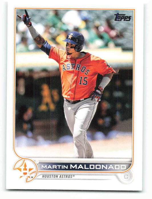 2022 Topps Baseball  #224 Martin Maldonado  Houston Astros  Image 1