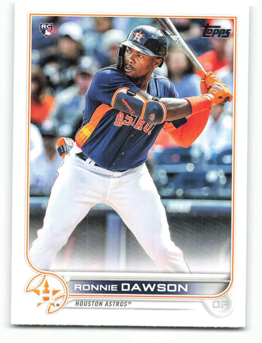 2022 Topps Baseball  #231 Ronnie Dawson  RC Rookie Houston Astros  Image 1