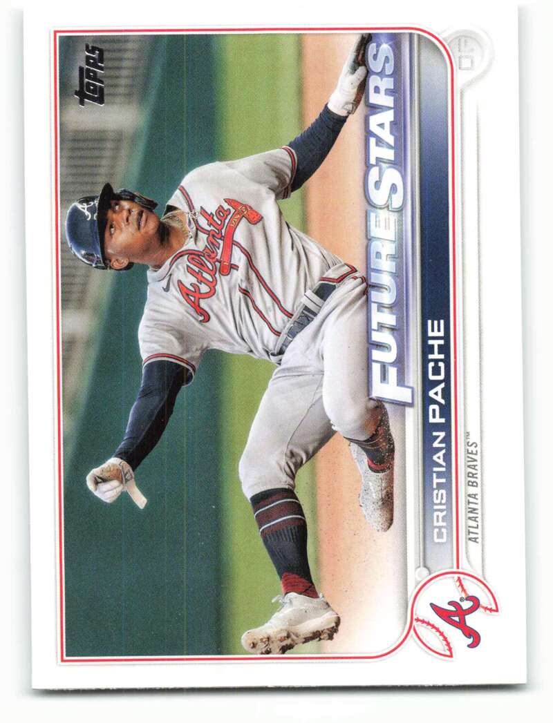 2022 Topps Baseball #233 Cristian Pache Atlanta Braves Image 1