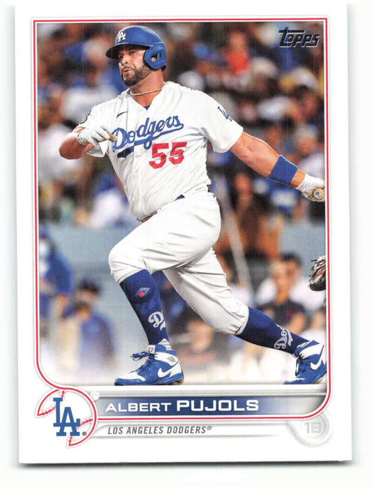 2022 Topps Baseball  #237 Albert Pujols  Los Angeles Dodgers  Image 1