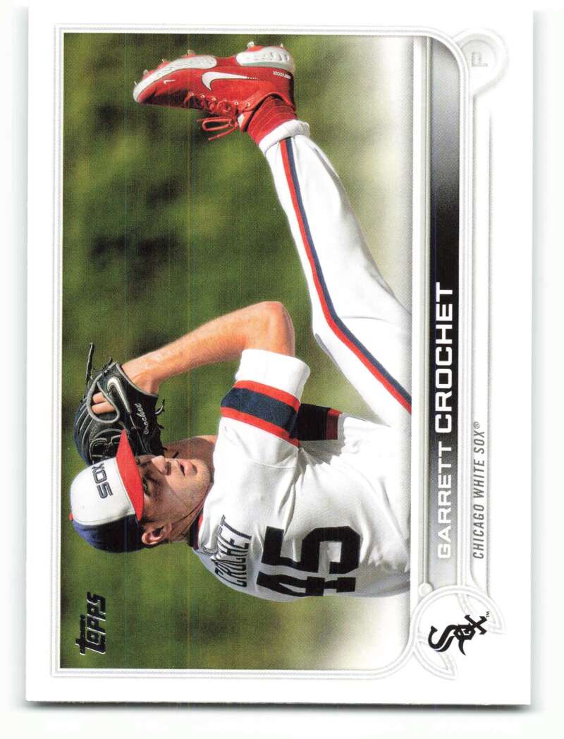2022 Topps Baseball #239 Garrett Crochet Chicago White Sox Image 1