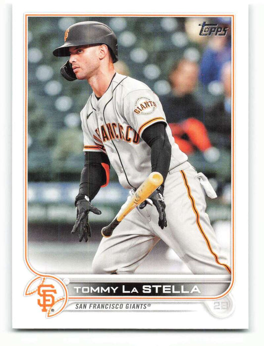 2022 Topps Baseball  #241 Tommy La Stella  San Francisco Giants  Image 1