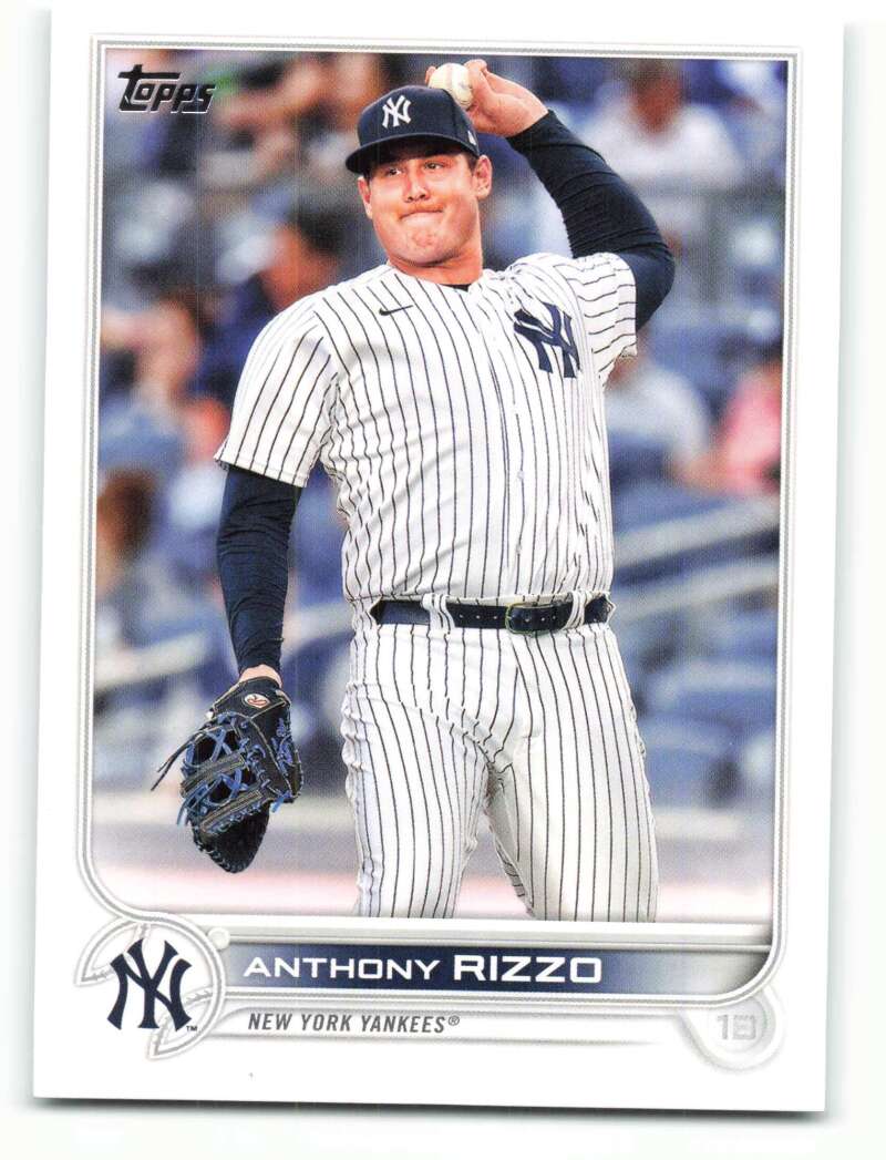 2022 Topps Baseball #242 Anthony Rizzo New York Yankees Image 1