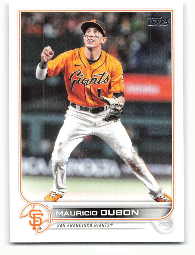 2022 Topps Baseball #246 Mauricio Dubon San Francisco Giants Image 1