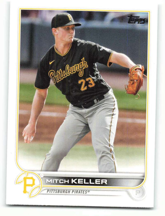 2022 Topps Baseball  #251 Mitch Keller  Pittsburgh Pirates  Image 1