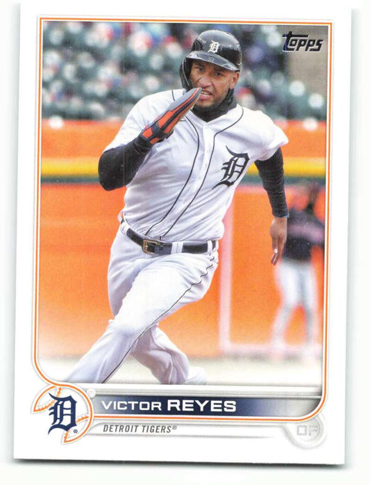 2022 Topps Baseball  #252 Victor Reyes  Detroit Tigers  Image 1