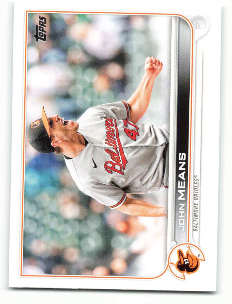2022 Topps Baseball #253 John Means Baltimore Orioles Image 1