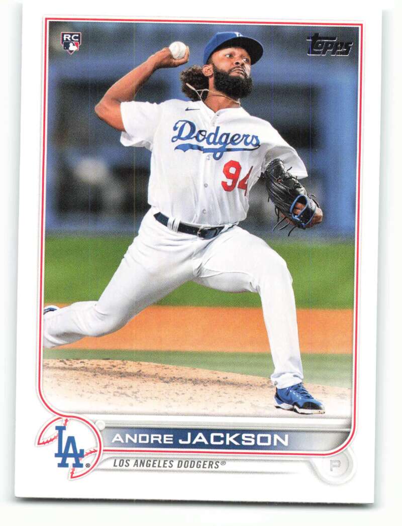 2022 Topps Baseball #258 Andre Jackson RC Rookie Los Angeles Dodgers Image 1