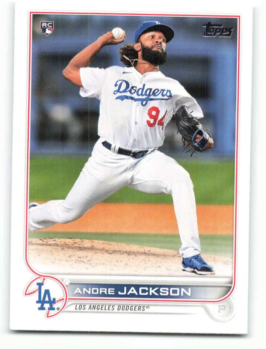 2022 Topps Baseball  #258 Andre Jackson  RC Rookie Los Angeles Dodgers  Image 1