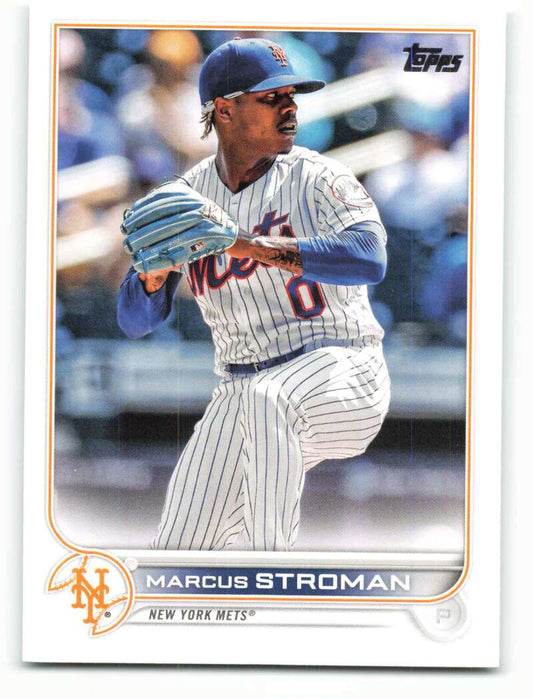 2022 Topps Baseball  #259 Marcus Stroman  New York Mets  Image 1