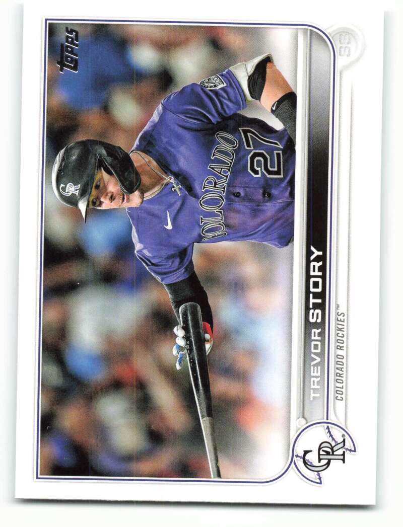2022 Topps Baseball #260 Trevor Story Colorado Rockies Image 1