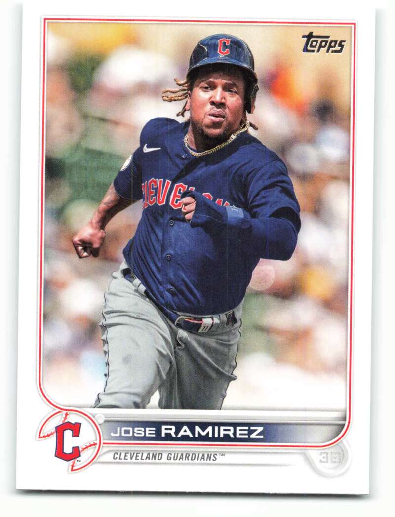 2022 Topps Baseball #269 Jose Ramirez Cleveland Guardians Image 1