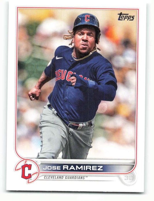 2022 Topps Baseball  #269 Jose Ramirez  Cleveland Guardians  Image 1