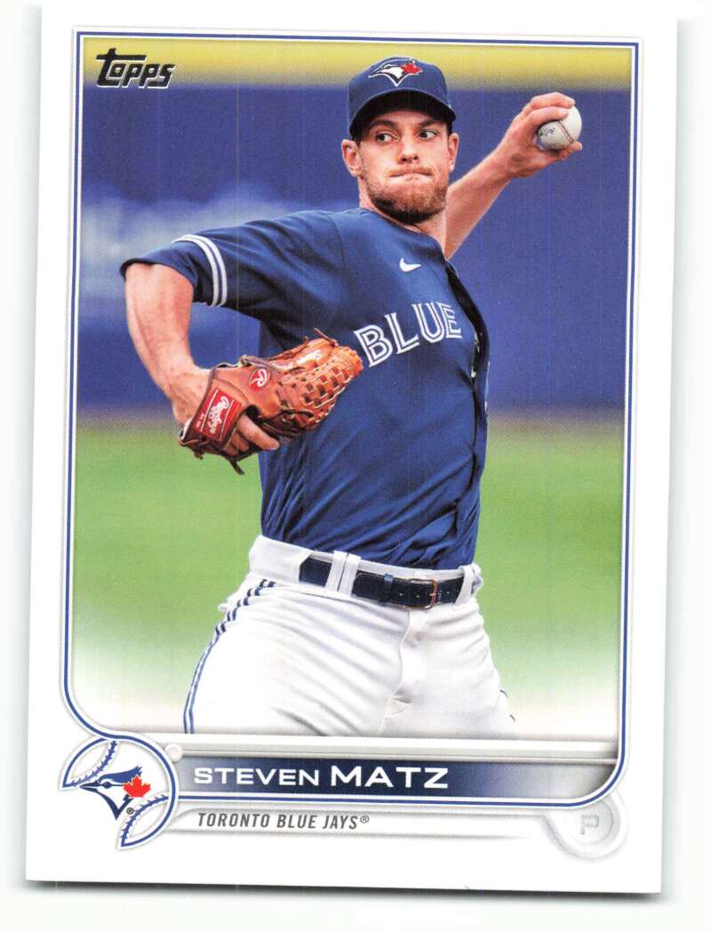2022 Topps Baseball #276 Steven Matz Toronto Blue Jays Image 1