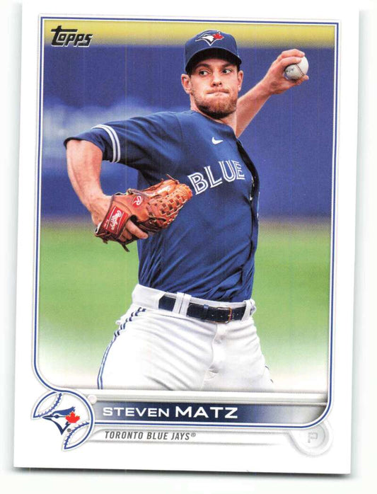 2022 Topps Baseball  #276 Steven Matz  Toronto Blue Jays  Image 1