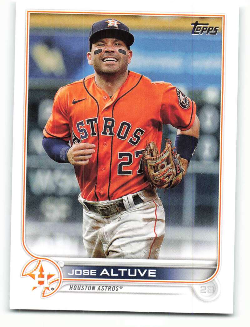 2022 Topps Baseball #278 Jose Altuve Houston Astros Image 1