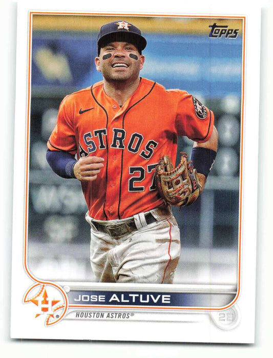 2022 Topps Baseball  #278 Jose Altuve  Houston Astros  Image 1