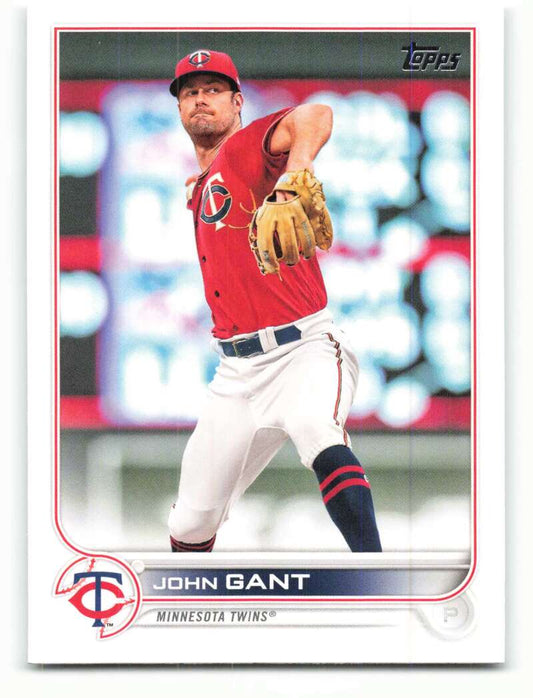 2022 Topps Baseball  #280 John Gant  Minnesota Twins  Image 1