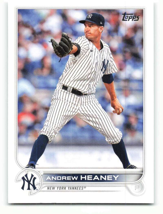 2022 Topps Baseball  #287 Andrew Heaney  New York Yankees  Image 1