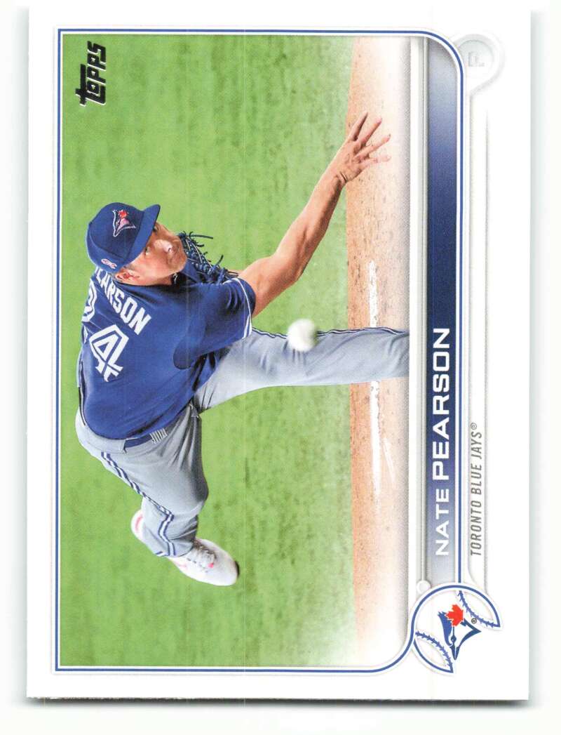 2022 Topps Baseball #289 Nate Pearson Toronto Blue Jays Image 1