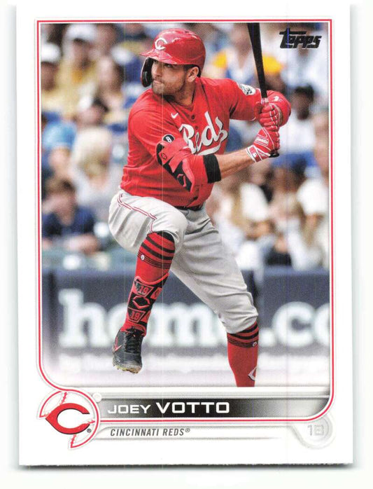 2022 Topps Baseball  #290 Joey Votto  Cincinnati Reds  Image 1