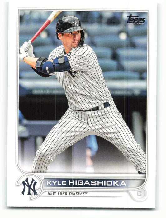 2022 Topps Baseball  #292 Kyle Higashioka  New York Yankees  Image 1
