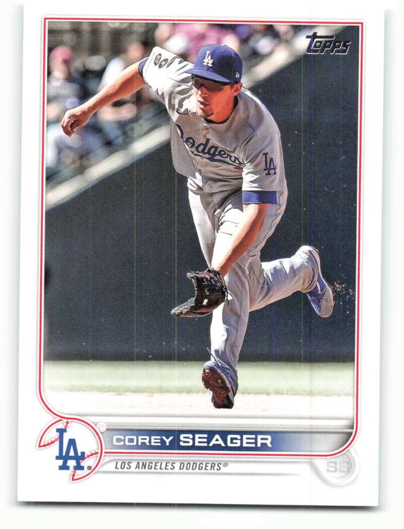 2022 Topps Baseball #301 Corey Seager Los Angeles Dodgers Image 1