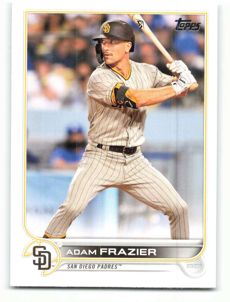 2022 Topps Baseball #304 Adam Frazier San Diego Padres Image 1
