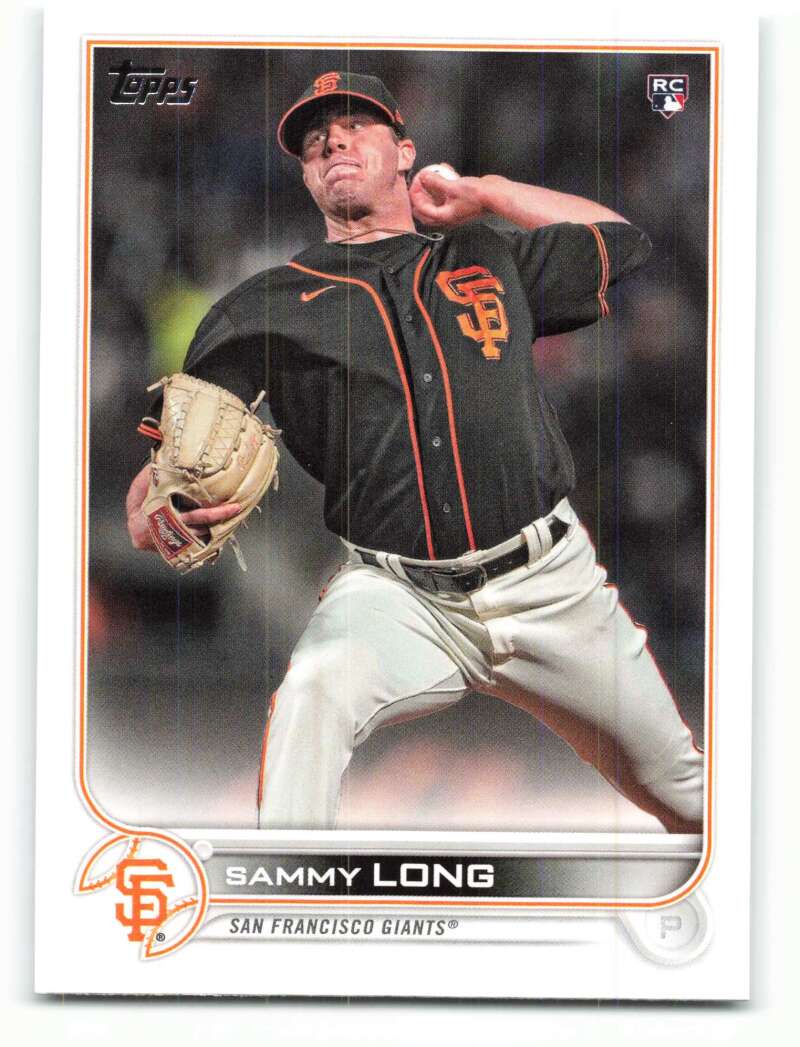 2022 Topps Baseball #308 Sammy Long RC Rookie San Francisco Giants Image 1