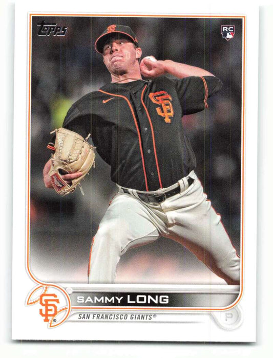 2022 Topps Baseball  #308 Sammy Long  RC Rookie San Francisco Giants  Image 1