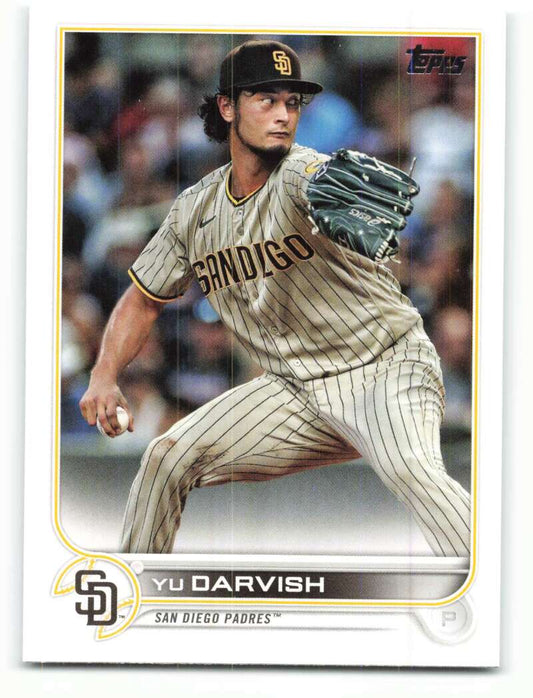 2022 Topps Baseball  #309 Yu Darvish  San Diego Padres  Image 1