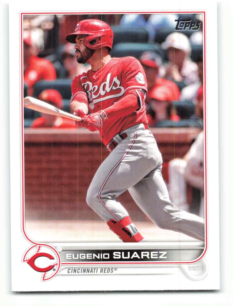2022 Topps Baseball #314 Eugenio Suarez Cincinnati Reds Image 1