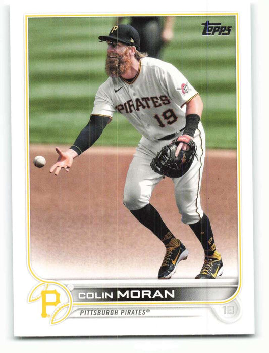 2022 Topps Baseball  #317 Colin Moran  Pittsburgh Pirates  Image 1